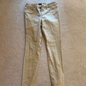 Aeropostale high rise jegging Women's Tan Skinny Jeans